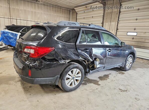 4S4BSADC7H3378321 2017 SUBARU OUTBACK Black Задня права чверть