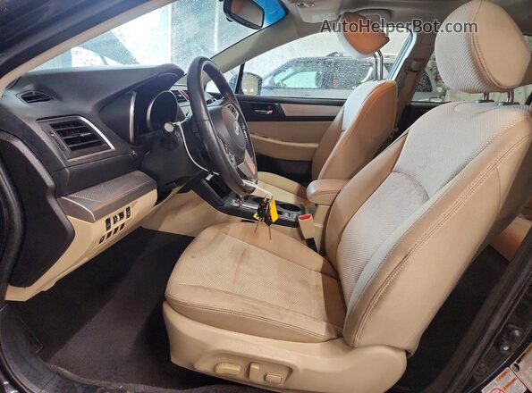 4S4BSADC7H3378321 2017 SUBARU OUTBACK Black Вид салону спереду