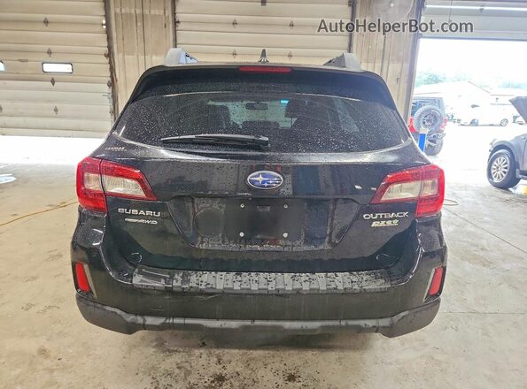 4S4BSADC7H3378321 2017 SUBARU OUTBACK Black Вид ззаду