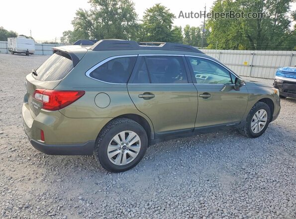 4S4BSAFC0H3228578 2017 SUBARU OUTBACK Зеленый Задняя правая четверть