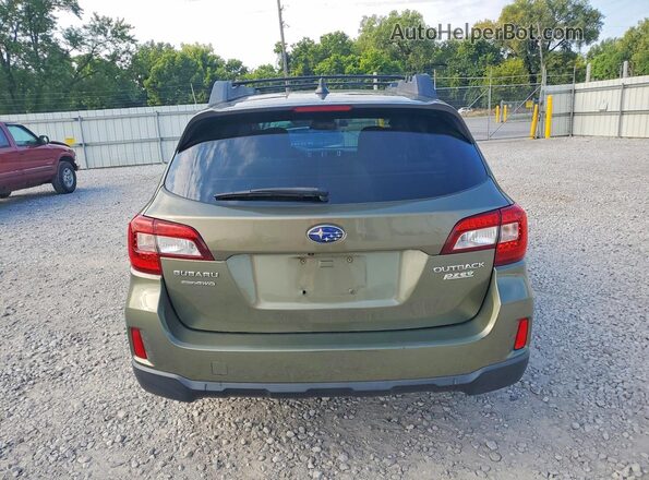 4S4BSAFC0H3228578 2017 SUBARU OUTBACK Зеленый Вид сзади