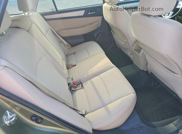 4S4BSAFC0H3228578 2017 SUBARU OUTBACK Зеленый Вид задней части салона