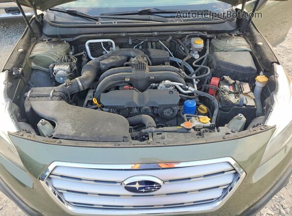 4S4BSAFC0H3228578 2017 SUBARU OUTBACK Зеленый Вид подкапотного пространства