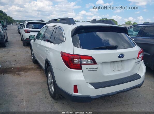 4S4BSAFC0H3326249 2017 SUBARU OUTBACK White Rear left