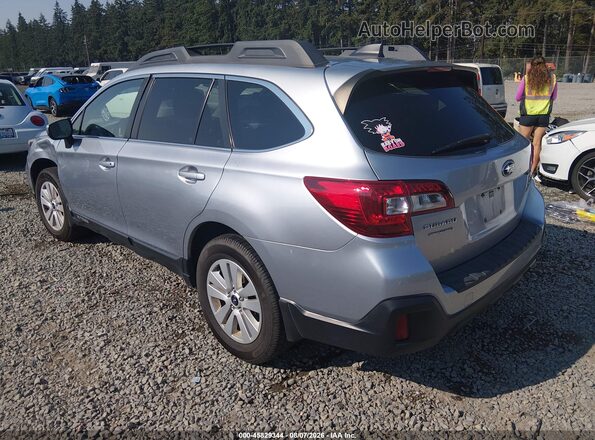 4S4BSAFC0J3292478 2018 SUBARU OUTBACK Silver Trasero izquierdo