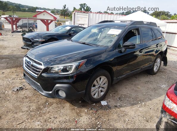 4S4BSAFC0J3314205 2018 SUBARU OUTBACK Black წინა მარცხენა ხედი სამი მეოთხედიდან