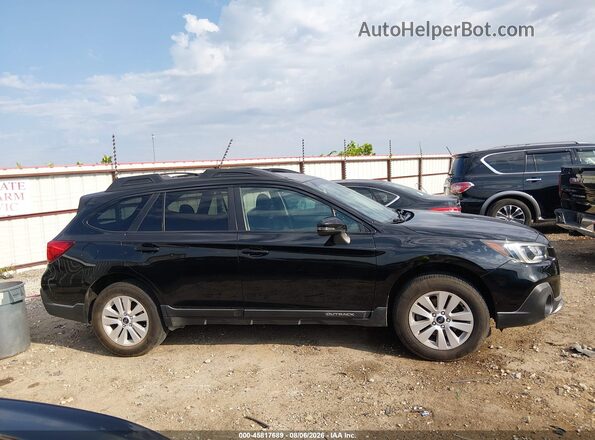4S4BSAFC0J3314205 2018 SUBARU OUTBACK Black უკანა სალონის ხედი