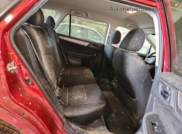 4S4BSAFC0J3323602 2018 SUBARU OUTBACK Burgundy Vista interior trasera
