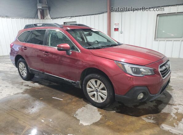 4S4BSAFC0K3337405 2019 SUBARU OUTBACK Maroon Передня права чверть