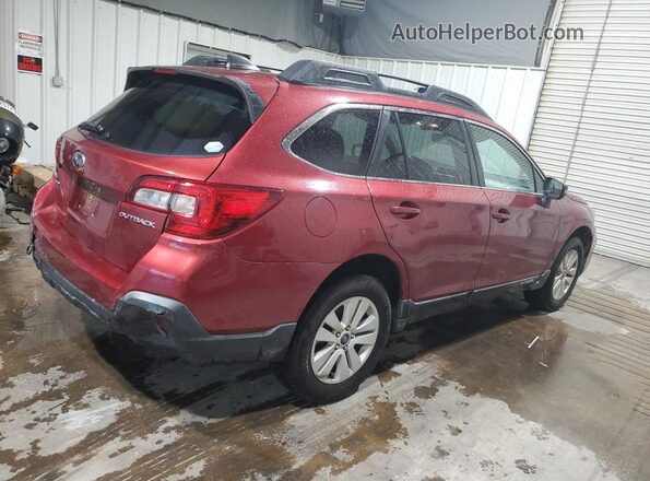 4S4BSAFC0K3337405 2019 SUBARU OUTBACK Maroon Задня права чверть