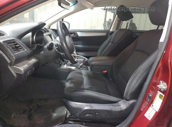 4S4BSAFC0K3337405 2019 SUBARU OUTBACK Maroon Вид салону спереду