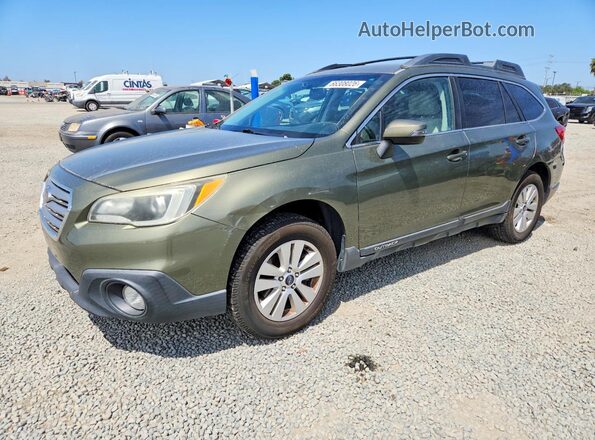 4S4BSAFC1G3205549 2016 SUBARU OUTBACK Green Tył lewy