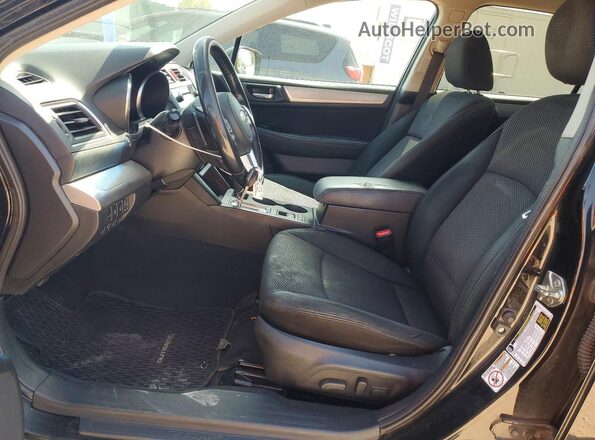 4S4BSAFC1G3249793 2016 SUBARU OUTBACK Черный Вид салона спереди