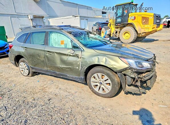 4S4BSAFC1J3378916 2018 SUBARU OUTBACK Green Front right