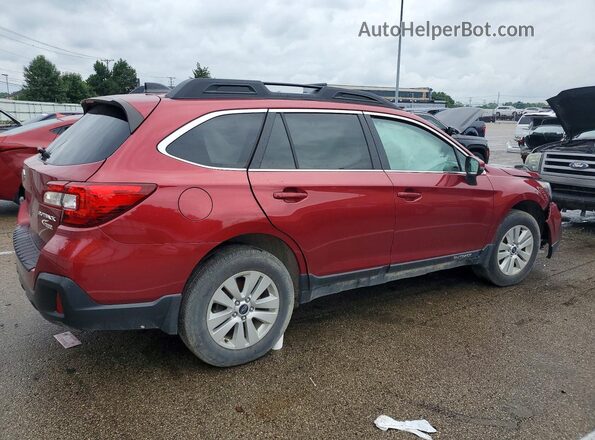 4S4BSAFC1K3215667 2019 SUBARU OUTBACK Maroon Tył prawy
