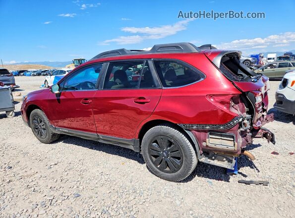 4S4BSAFC1K3370901 2019 SUBARU OUTBACK Burgundy უკანა მარცხენა