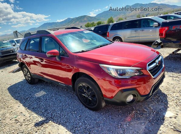 4S4BSAFC1K3370901 2019 SUBARU OUTBACK Burgundy წინა მარჯვენა