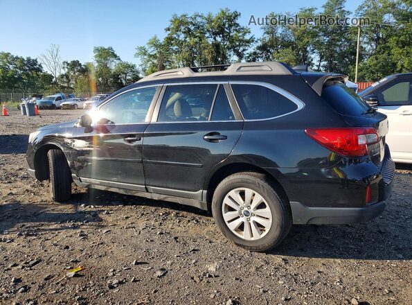 4S4BSAFC2H3325586 2017 SUBARU OUTBACK Черный Задняя левая четверть