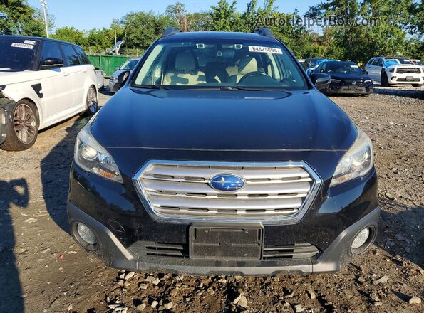 4S4BSAFC2H3325586 2017 SUBARU OUTBACK Черный Вид спереди