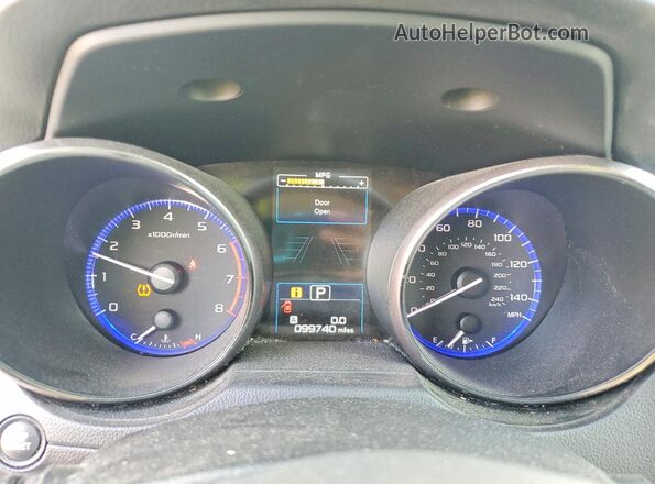 4S4BSAFC2H3325586 2017 SUBARU OUTBACK Черный Вид щитка приборов