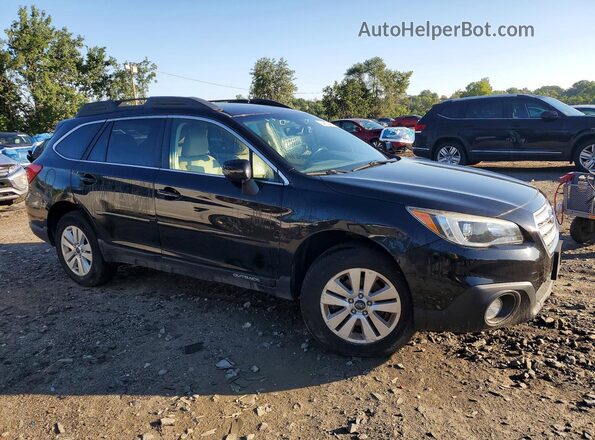 4S4BSAFC2H3325586 2017 SUBARU OUTBACK Черный Передняя правая четверть