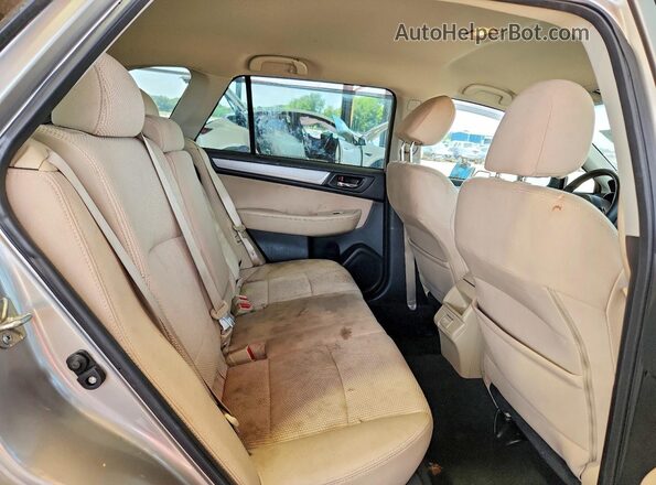 4S4BSAFC2J3298010 2018 SUBARU OUTBACK Brown უკანა სალონის ხედი