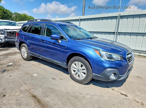 4S4BSAFC2K3303109 2019 SUBARU OUTBACK Blue Delantero derecho
