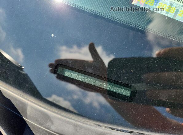 4S4BSAFC2K3303109 2019 SUBARU OUTBACK Blue Vista del compartimento del motor