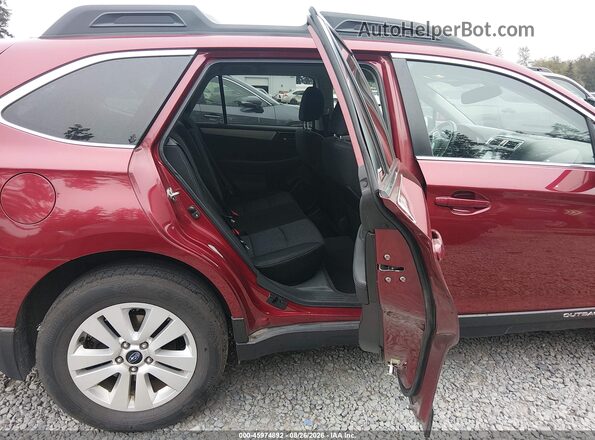 4S4BSAFC3G3308567 2016 SUBARU OUTBACK Красный Вид наклейки с VIN-кодом