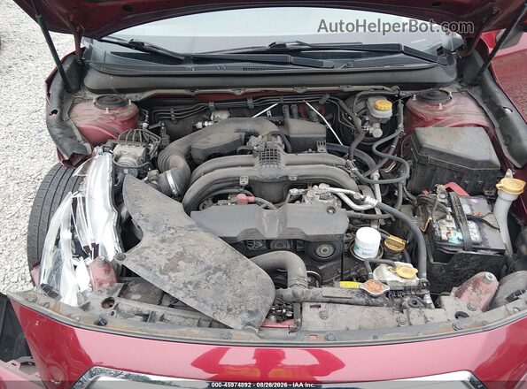 4S4BSAFC3G3308567 2016 SUBARU OUTBACK Красный Вид сзади
