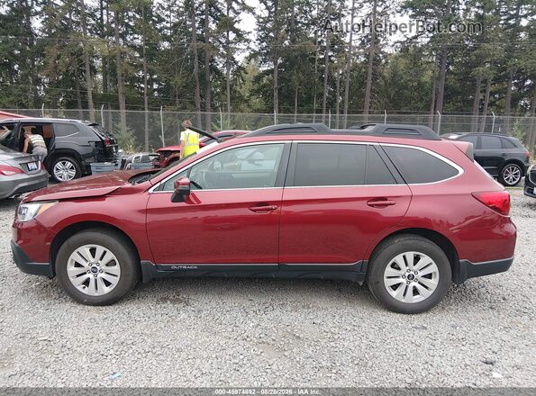 4S4BSAFC3G3308567 2016 SUBARU OUTBACK Красный Панорамный вид салона 360°