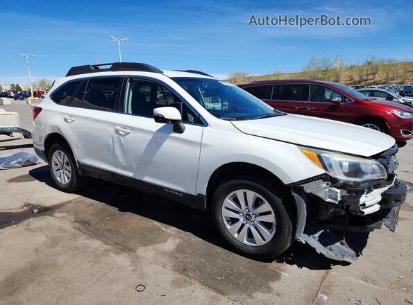 4S4BSAFC3H3322972 2017 SUBARU OUTBACK White Przód prawy