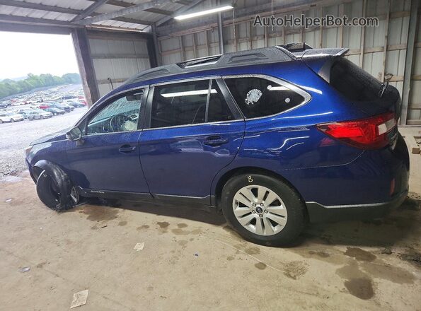 4S4BSAFC3H3398689 2017 SUBARU OUTBACK Синий Задняя левая четверть
