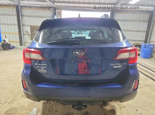 4S4BSAFC3H3398689 2017 SUBARU OUTBACK Синий Вид сзади