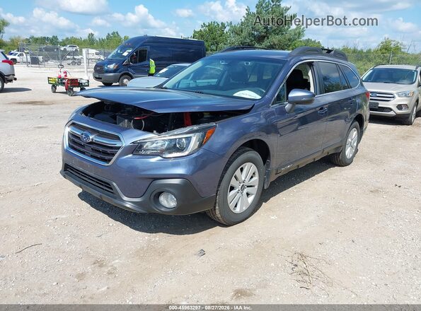 4S4BSAFC3J3369537 2018 SUBARU OUTBACK Blue წინა მარცხენა ხედი სამი მეოთხედიდან