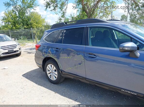 4S4BSAFC3J3369537 2018 SUBARU OUTBACK Blue წინა ხედი