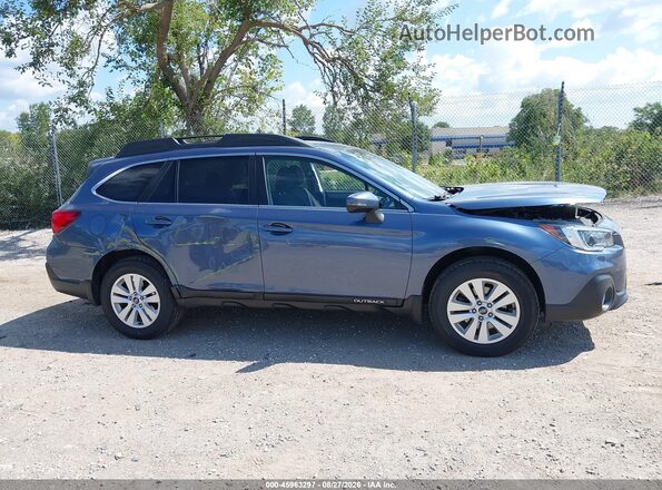 4S4BSAFC3J3369537 2018 SUBARU OUTBACK Blue უკანა სალონის ხედი