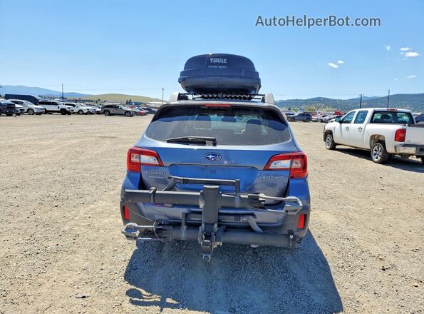 4S4BSAFC3J3379226 2018 SUBARU OUTBACK Синий Вид сзади