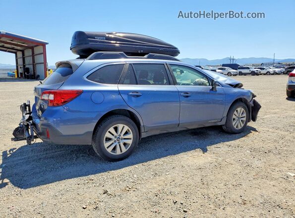 4S4BSAFC3J3379226 2018 SUBARU OUTBACK Синий Задняя правая четверть