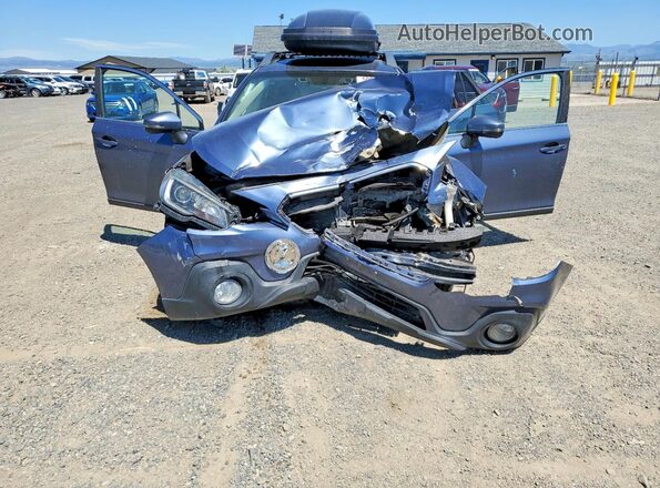 4S4BSAFC3J3379226 2018 SUBARU OUTBACK Синий Вид задней части салона