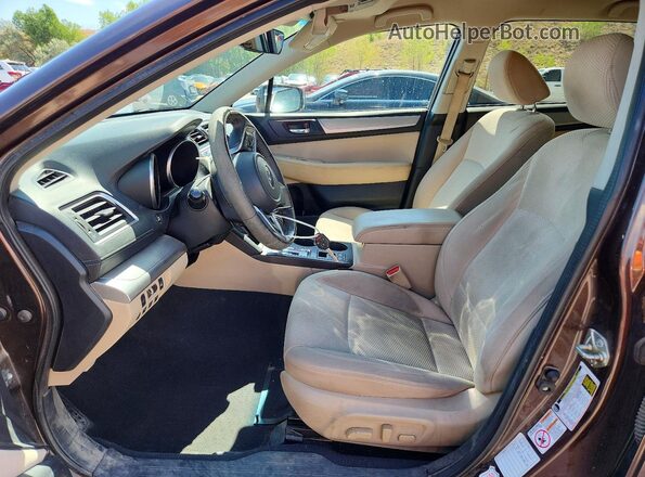 4S4BSAFC3K3375274 2019 SUBARU OUTBACK Gray Widok wnętrza z przodu