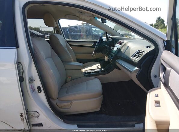 4S4BSAFC4G3200832 2016 SUBARU OUTBACK White Вид салону спереду