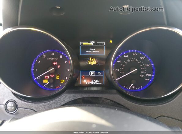 4S4BSAFC4H3242113 2017 SUBARU OUTBACK Blue Rear seats view