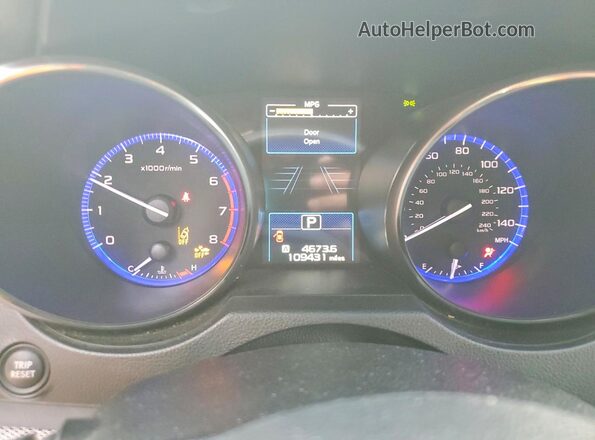 4S4BSAFC4J3247849 2018 SUBARU OUTBACK Blue უკანა სავარძლების ხედი