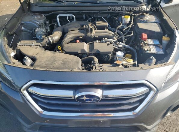 4S4BSAFC4K3234715 2019 SUBARU OUTBACK Gray უკანა სალონის ხედი