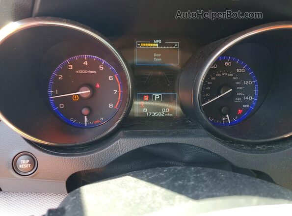 4S4BSAFC4K3356104 2019 SUBARU OUTBACK Brown Instrument cluster view
