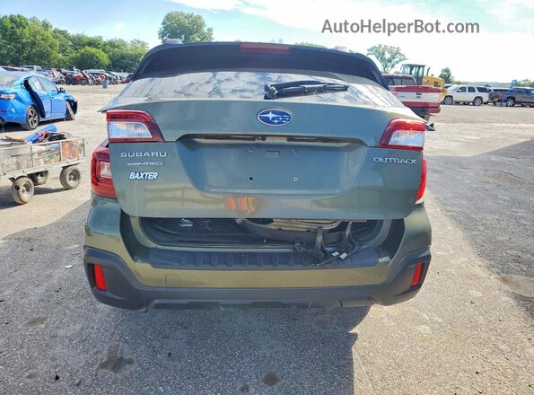 4S4BSAFC4K3380743 2019 SUBARU OUTBACK Green Вид ззаду