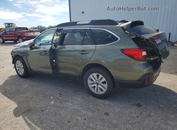 4S4BSAFC4K3380743 2019 SUBARU OUTBACK Green Задня ліва чверть