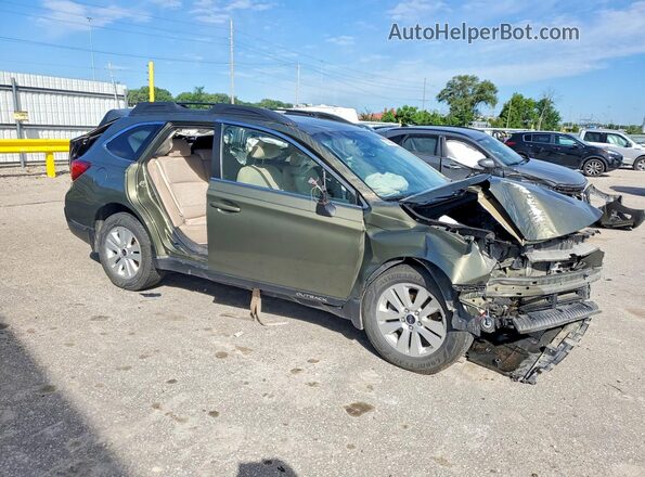 4S4BSAFC4K3380743 2019 SUBARU OUTBACK Green Передня права чверть