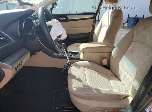 4S4BSAFC4K3380743 2019 SUBARU OUTBACK Green Вид салону спереду